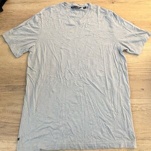 Travis Mathew Light Gray V-Neck Tee